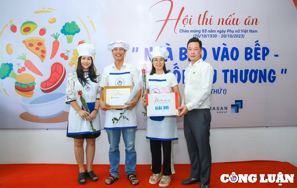 can bo doan vien cong doan co quan trung uong hoi nha bao viet nam cung nhau vao bep ket noi yeu thuong hinh 11