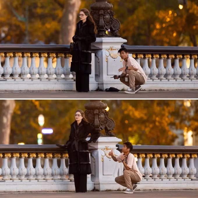 pax thien ho tro me angelina jolie tren phim truong o paris hinh 1