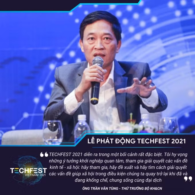 bo khcn le phat dong ngay hoi khoi nghiep doi moi sang tao quoc gia techfest viet nam 2021 hinh 2