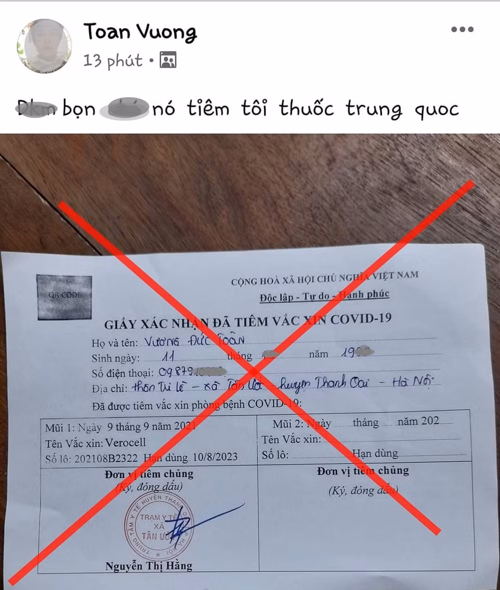 xu ly doi tuong dang thong tin xuyen tac cong tac tiem vaccine phong covid 19 tren mang xa hoi hinh 1