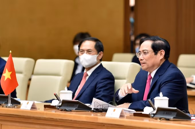 thu tuong pham minh chinh tiep uy vien quoc vu bo truong ngoai giao trung quoc vuong nghi hinh 1
