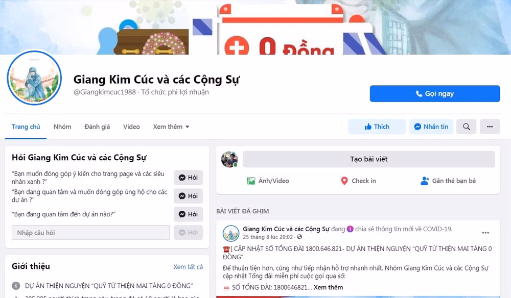 xu phat 10 trieu dong chu su dung trang fanpage mang xa hoi facebook giang kim cuc va cac cong su hinh 1