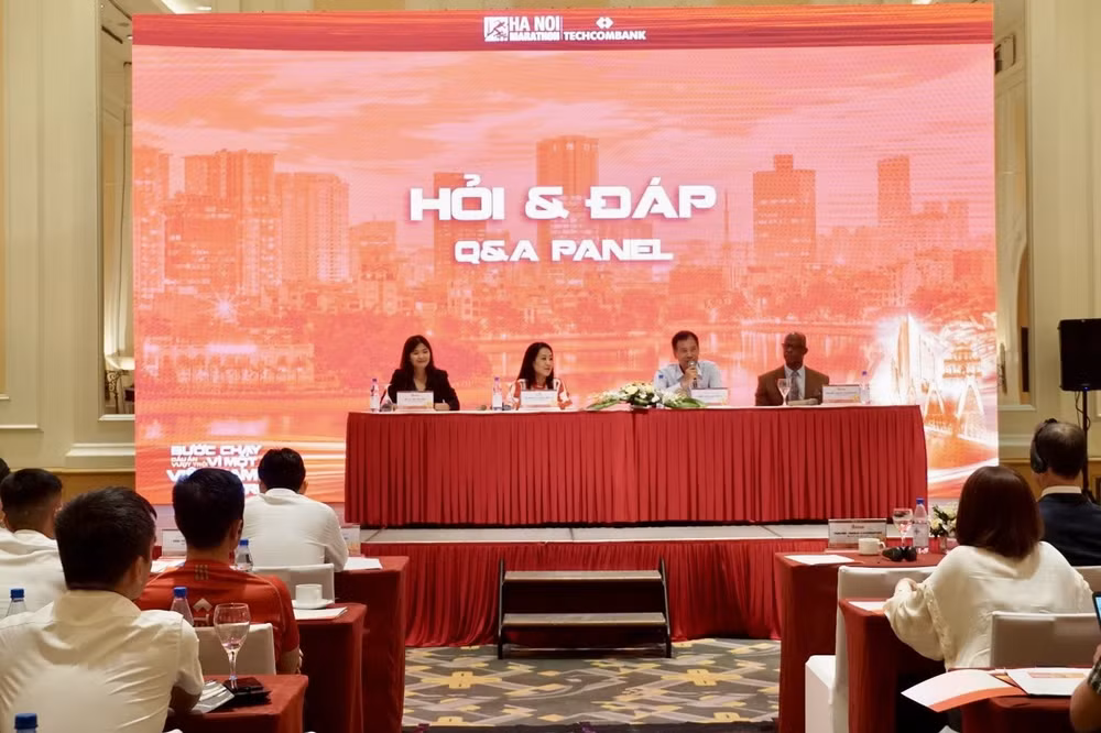 giai chay ha noi marathon techcombank lan dau tien cung thong diep dau an vuot troi hinh 1