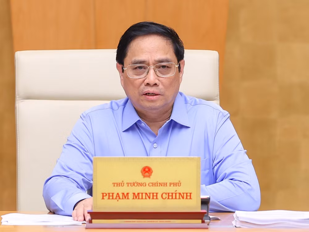 thu tuong pham minh chinh chu tri hop chinh phu ve du an luat dat dai sua doi hinh 1