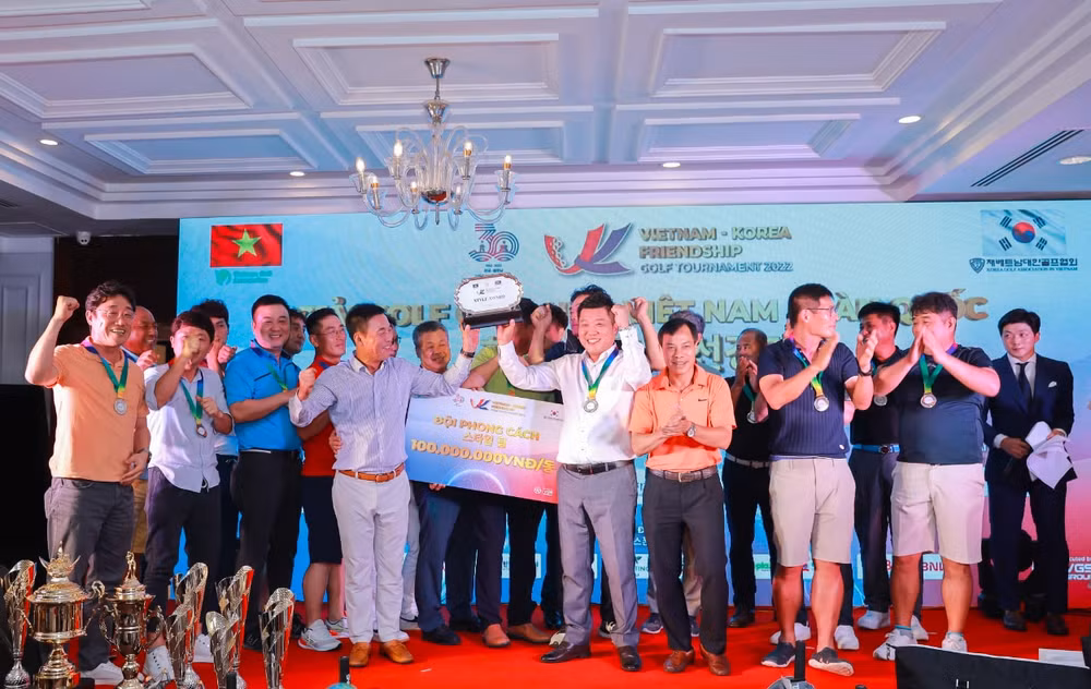 tuyen golf viet nam vo dich giai golf vietnam korea friendship tournament 2022 hinh 2