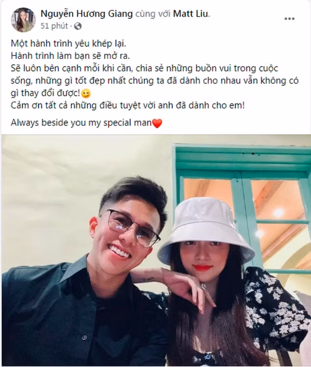 hoa hau huong giang chia tay ban trai sau 2 nam hen ho hinh 1