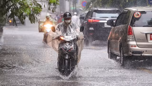 du bao thoi tiet 24 8 ha noi va ca nuoc toi mua rao dong rai rac hinh 1
