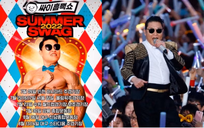 han quoc dieu tra concert summer swag 2022 cua psy vi co 1 nhan vien tu vong hinh 1
