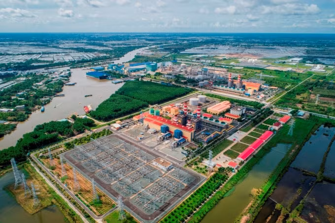 Toàn cảnh Cụm Khí - Điện - Đạm Cà Mau