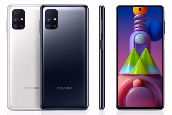 Hiện tại, dòng Galaxy M51 được bán với giá khoảng 360 EUR tại Đức. Ảnh: internet.