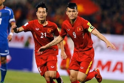 Tiền đạo Lê Công Vinh có cơ hội đi vào lịch sử Asian Cup. Ảnh: internet.