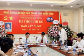 Đại hội Chi bộ Báo Xây dựng nhiệm kỳ 2020-2025 thành công tốt đẹp