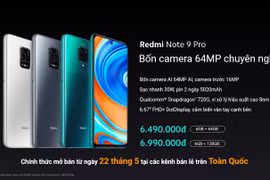 Redmi Note 9 Series ra mắt tại thị trường Việt, giá từ 3,99 triệu đồng