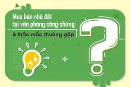 5 thắc mắc thường gặp khi mua bán nhà đất tại văn phòng công chứng