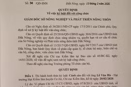 Đắk Nông: Kỷ luật Hạt trưởng Hạt kiểm lâm huyện Cư Jút vì uống rượu, đánh nhau với cấp dưới