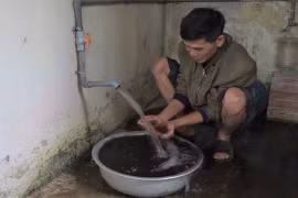 Đan Phượng (Hà Nội): Nhiều hộ dân lo lắng khi sử dụng nguồn nước ngầm bị ô nhiễm