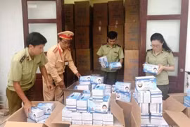Quảng Bình: Bắt giữ xe tải chở gần 1 triệu khẩu trang y tế không rõ nguồn gốc