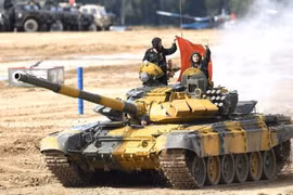 Đội xe tăng Việt Nam lần đầu vô địch bảng 2 Tank Biathlon