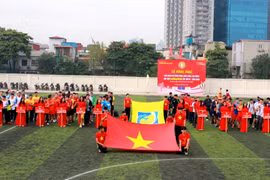 Khai mạc Giải bóng đá công nhân viên chức lao động Cúp Báo Lao động Thủ đô