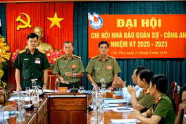 Ðại hội Chi hội Nhà báo Công an - Quân sự thành phố Cần Thơ nhiệm kỳ 2020 - 2023