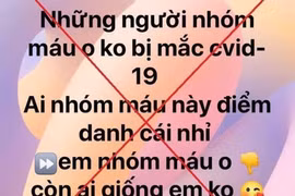 Bị phạt 10 triệu đồng vì tung tin giả người nhóm máu O không mắc COVID-19