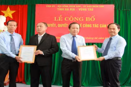 Bà Rịa - Vũng Tàu: Công bố kết quả bầu Chủ tịch HĐND, UBND TP.Bà Rịa