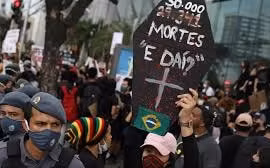Sáng 9/8, 'ổ dịch lớn thứ 2 thế giới' Brazil sắp đuổi kịp Mỹ, với gần 100.000 người chết vì Covid-19