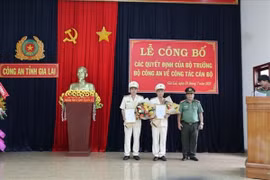 Bộ Công an bổ nhiệm 2 Phó Giám đốc Công an tỉnh Gia Lai