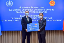 Việt Nam đóng góp 50.000 USD ủng hộ Quỹ ứng phó với COVID-19 của WHO