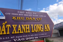 Chuyển hồ sơ công ty Đất Xanh Long An sang cơ quan điều tra