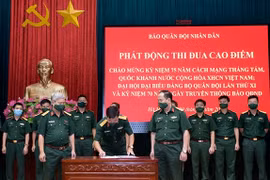 Báo Quân đội nhân dân phát động đợt thi đua kỷ niệm 70 năm Ngày ra số đầu tiên