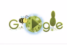 Google tôn vinh loài ong nhân Ngày Trái đất 2020
