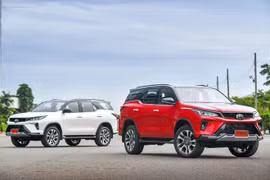 Các đại lý đã bắt đầu nhận đặt cọc mẫu xe Toyota Fortuner 2021