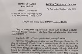 Hà Nội: Cần sớm làm rõ những kiến nghị trong việc cấp đổi đăng ký kinh doanh tại Cienco 1
