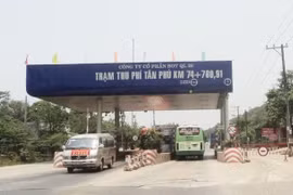 Trạm BOT Tân Phú trên Quốc lộ 20 tạm dừng thu phí từ ngày 20/10