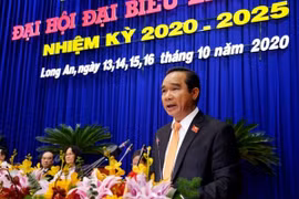 Ông Nguyễn Văn Được trúng cử Bí thư Tỉnh ủy Long An