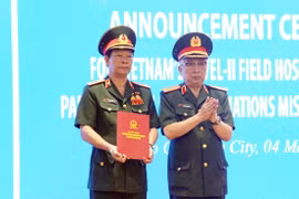 Thành lập Bệnh viện Dã chiến cấp 2 số 3 tham gia gìn giữ hòa bình tại Nam Sudan