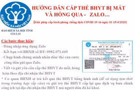 BHXH tỉnh Gia Lai thực hiện cấp thẻ BHYT qua mạng xã hội
