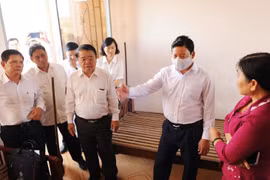 Long An: Khẩn trương xây dựng bệnh viện dã chiến