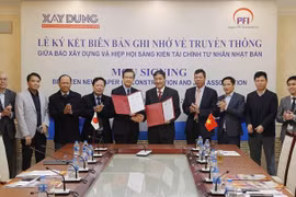 Báo Xây dựng hợp tác truyền thông với Hiệp hội sáng kiến tài chính tư nhân Nhật Bản