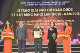 Tối ngày 15/1 sẽ trao Giải báo chí Búa liềm Vàng lần thứ IV - năm 2019