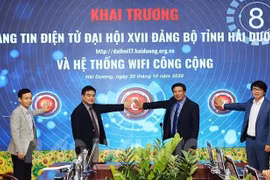 Hải Dương: Khai trương Trang tin điện tử Đại hội XVII Đảng bộ tỉnh