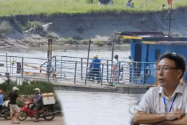 Hà Nội: Chính quyền huyện Phúc Thọ “làm ngơ” cho doanh nghiệp vận hành bến phà trái phép?