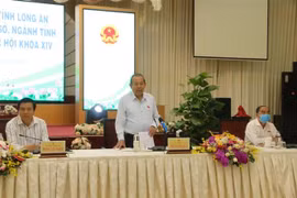 Đoàn Đại biểu Quốc hội tỉnh Long An tiếp thu ý kiến cử tri trước kỳ họp thứ 9