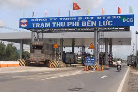 Trạm BOT Bến Lức - Đức Hòa sẽ thu phí không dừng vào cuối năm