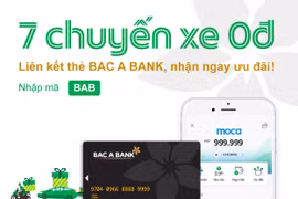 Liên kết thẻ ghi nợ BAC A BANK, nhận ngay ưu đãi từ Grab