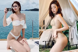 Hoa hậu Đỗ Mỹ Linh tự tin khoe vẻ quyến rũ với bikini 2 mảnh
