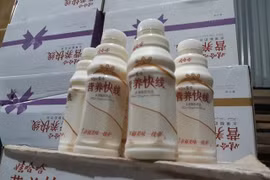 Hà Nội: Tạm giữ gần 40.000 chai sữa chua không rõ nguồn gốc