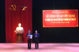 Thanh Hoá: Ông Lê Anh Xuân làm Bí thư Thành ủy TP Thanh Hóa