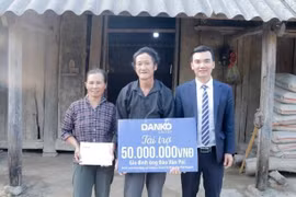 Danko Group trao tặng kinh phí xây nhà cho gia đình nghèo huyện Võ Nhai, tỉnh Thái Nguyên